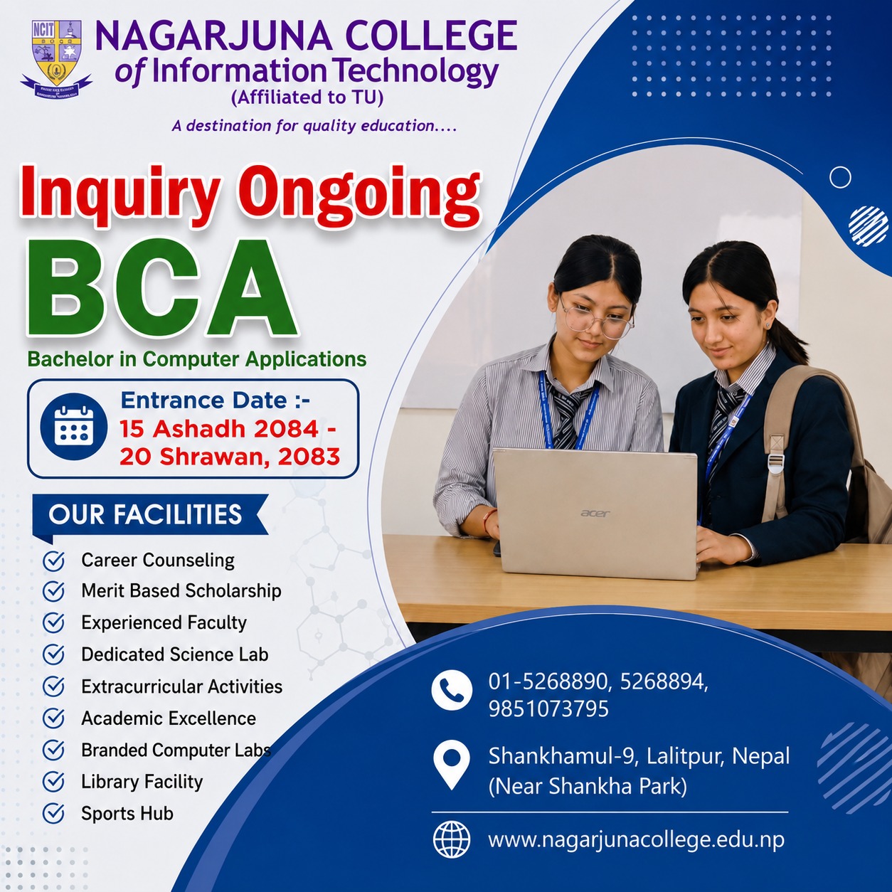 Inquiry Ongoing BCA